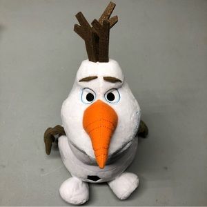 Frozen Olaf 16" Plush Snowman Authentic Disney Store Patch Stuffed Animal Toy